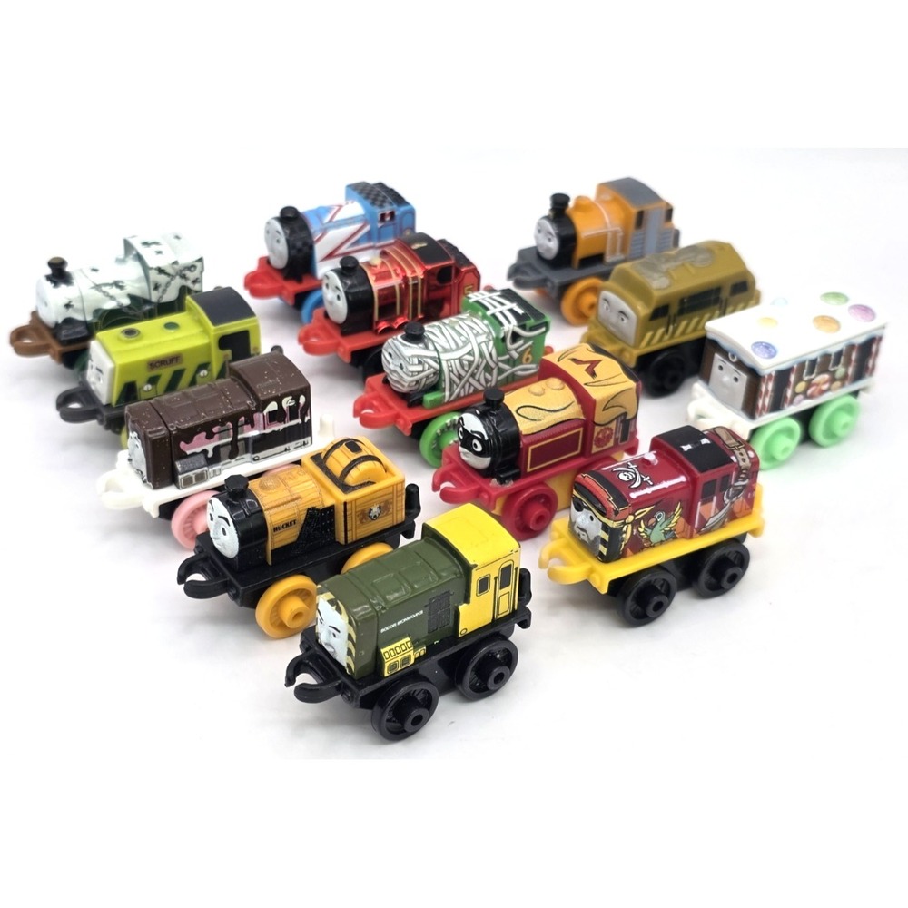 Thomas The Train & Friends Minis Micro Trains Lot Of‎ 13 Thomas 2014 EUC